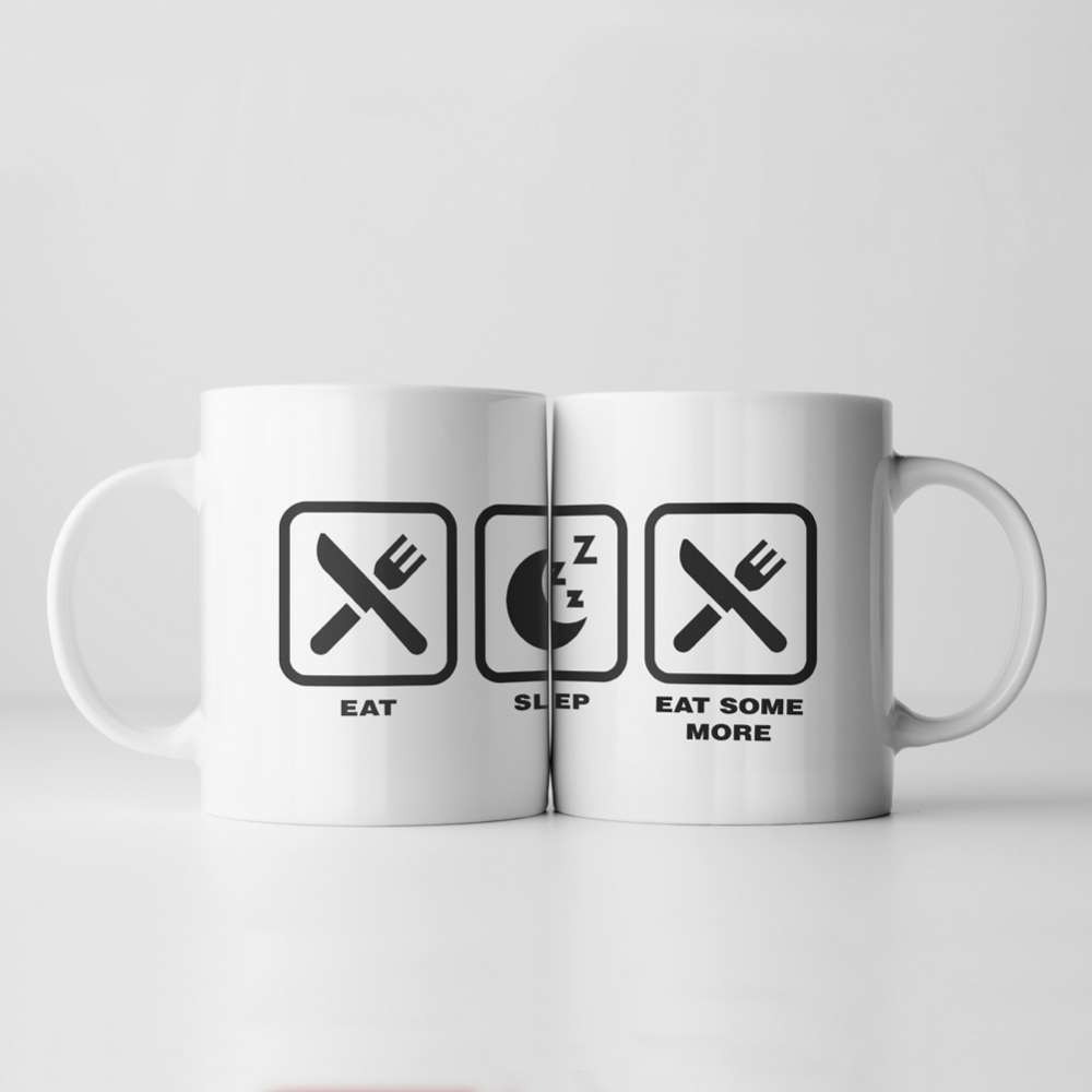 Fmad Pmc Eat, Sleep,… Icon Mugs (Eat Some More)