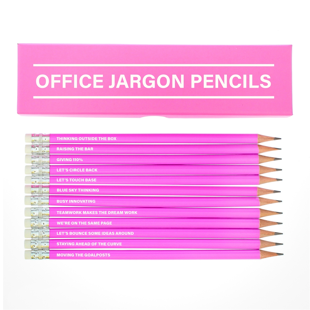 Fmad Pmc Pink Office Jargon Boxed Pencil Sets (Pink)