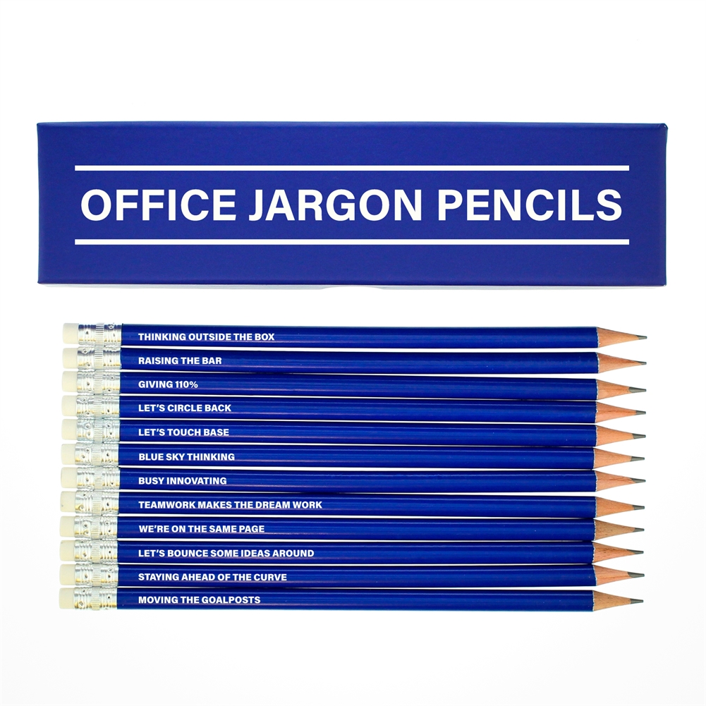 Fmad Pmc Pink/Blue/Light Office Jargon Boxed Pencil Sets