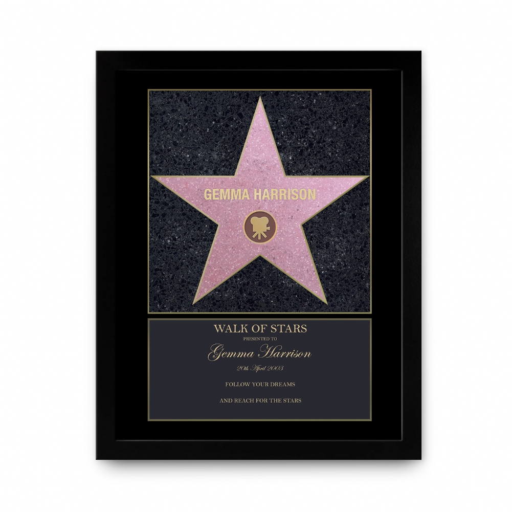 Fmad Pmc Personalised Walk Of Stars Print
