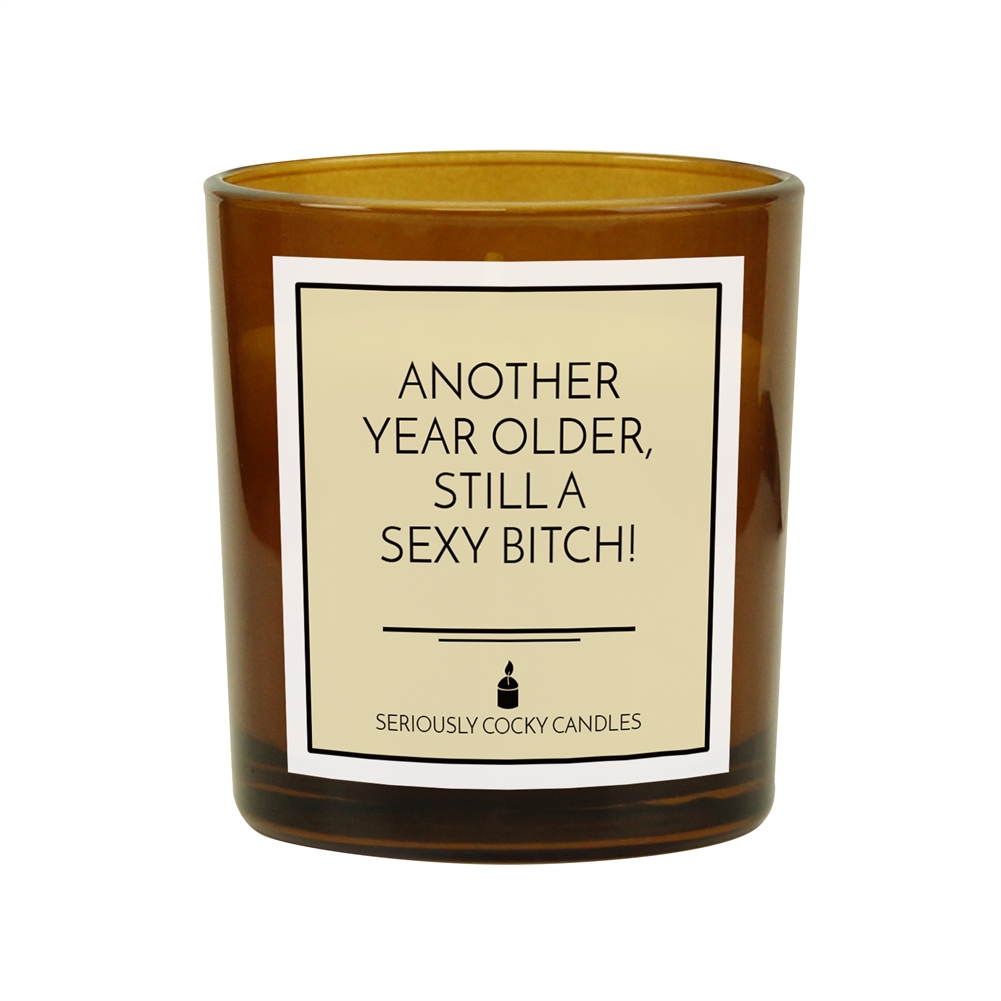 Fmad Pmc Amber Another Year Older, Still A Sexy Bitch Candle