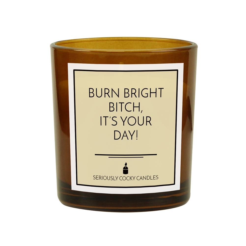 Fmad Pmc Amber Burn Bright Bitch, It’s Your Day Candle