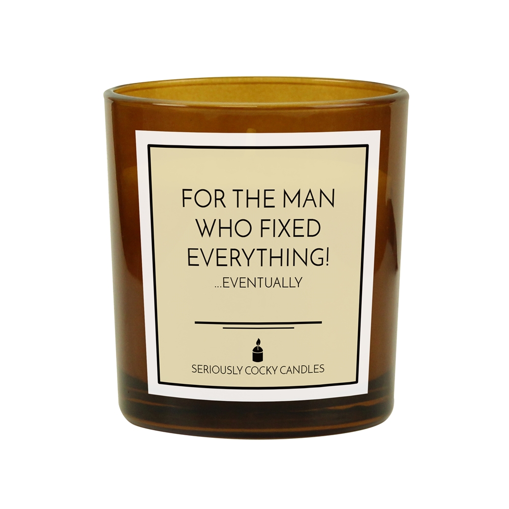 Fmad Pmc Amber For The Man Who Fixed Everything… Eventually Candle