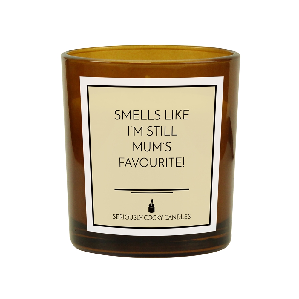 Fmad Pmc Amber Smells Like I’m Still Mum’s Favourite" Candle