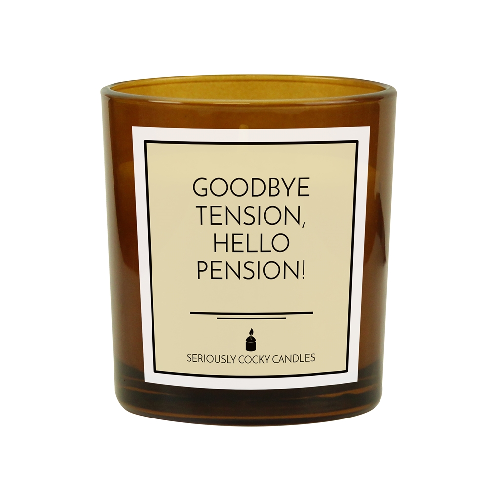 Fmad Pmc Light/Amber Goodbye Tension, Hello Pension Candle
