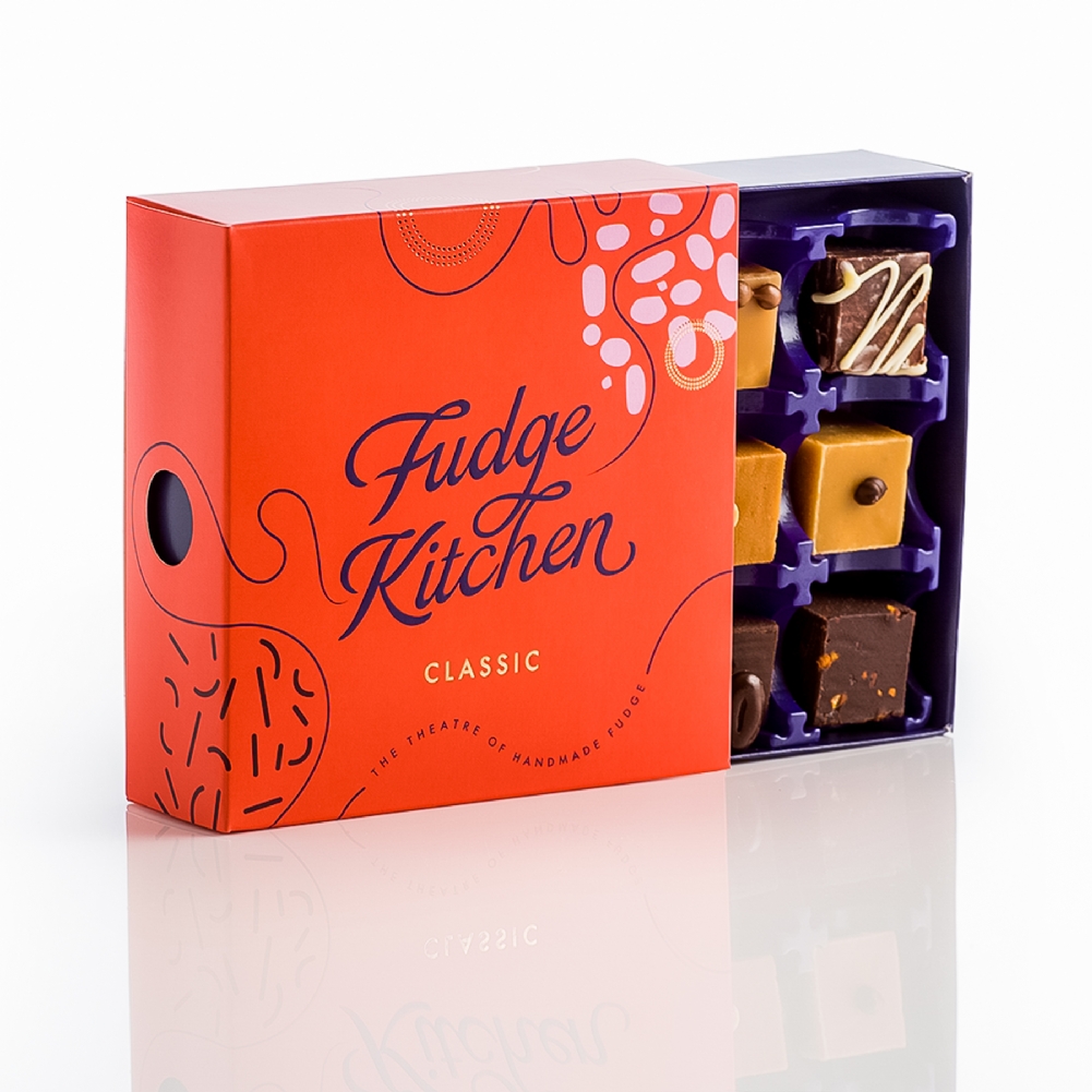 Fudge Kitchen Cream/White Classic Gourmet Fudge Gift Box