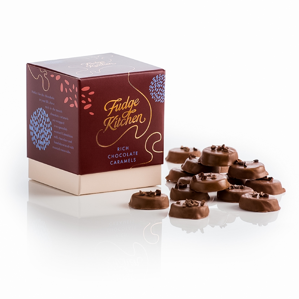 Fudge Kitchen Columbian Chocolate Coated Caramel Gift Box