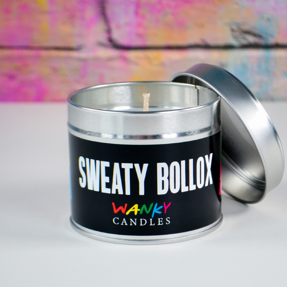 Cheeky Chops Cards Light Sweaty Bollox Wanky Candle