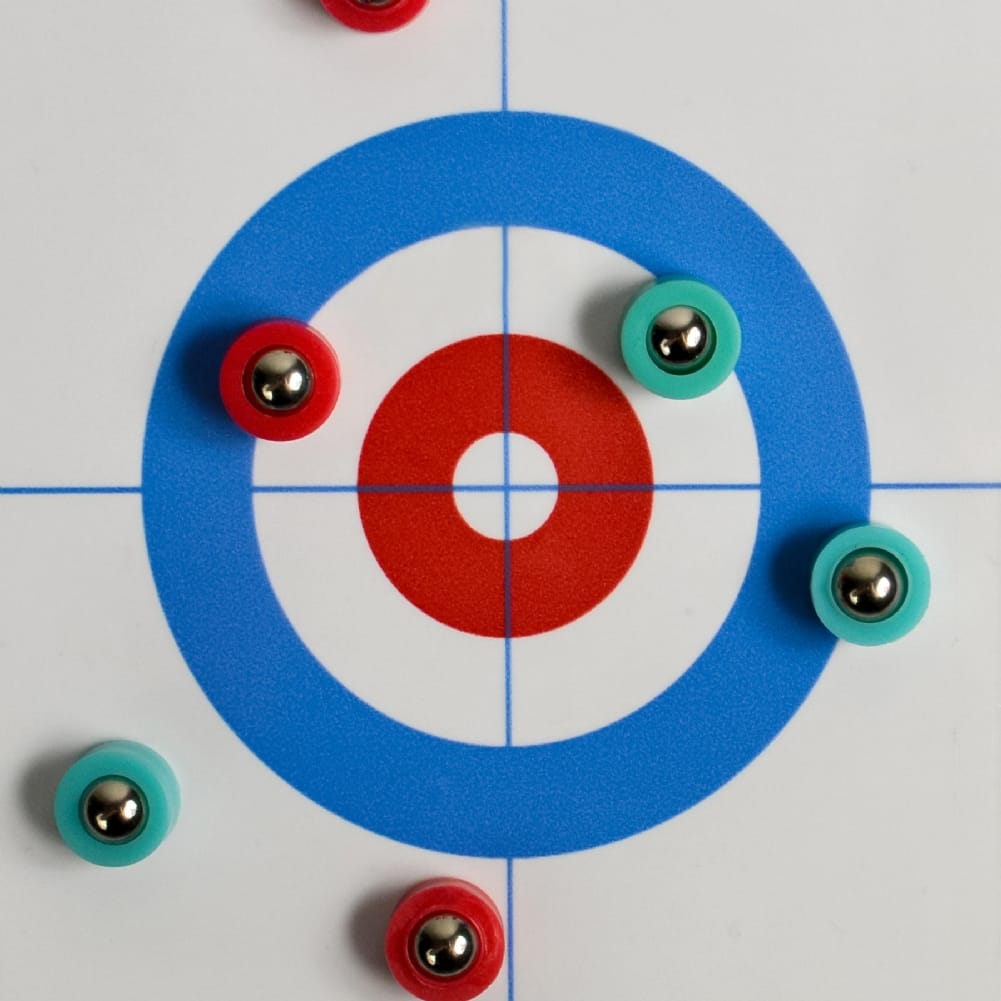 Funtime Gifts Blue/Red Finger Curling Game