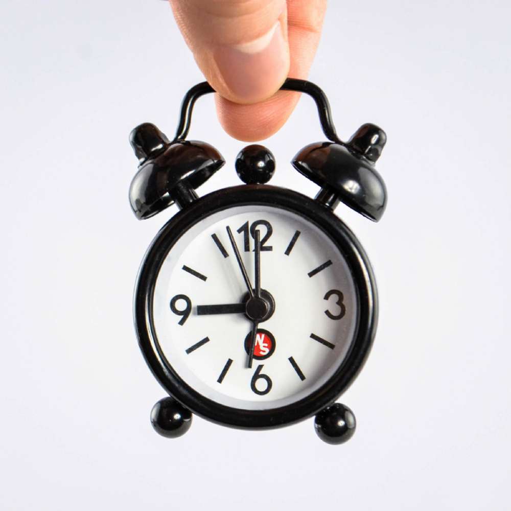 Funtime Gifts Red/Black World's Smallest Alarm Clock