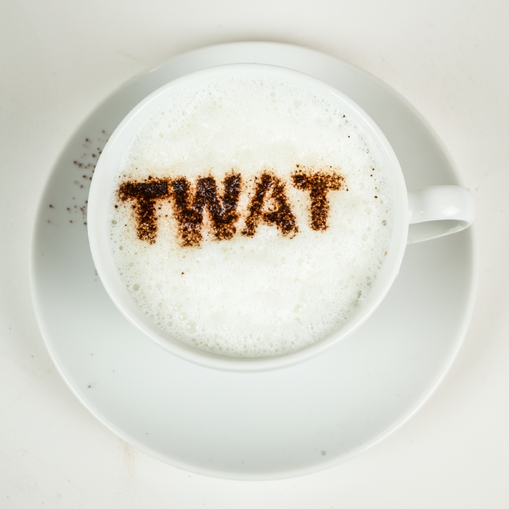 Funtime Gifts Offensive Coffee & Cake Stencils