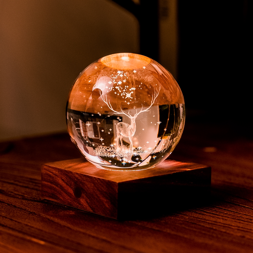 Gingko Electronics Amber Crystal Lights - Nature Collection (Stag)