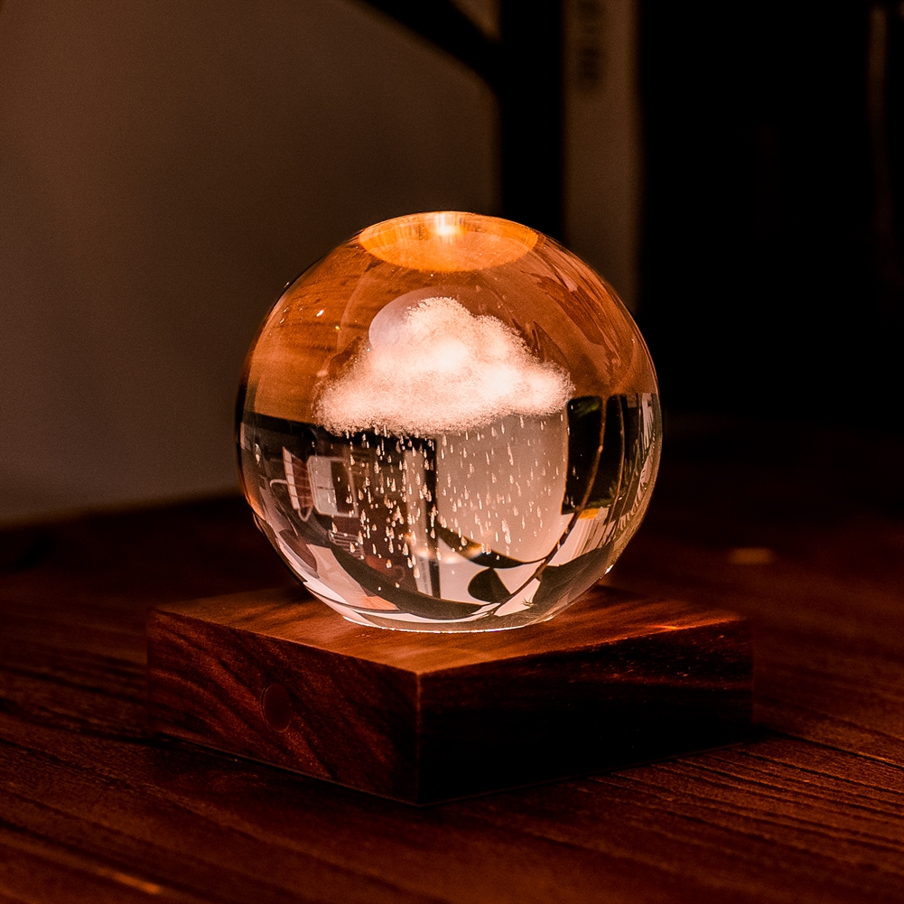 Gingko Electronics Amber Crystal Lights - Nature Collection (Rain Cloud)