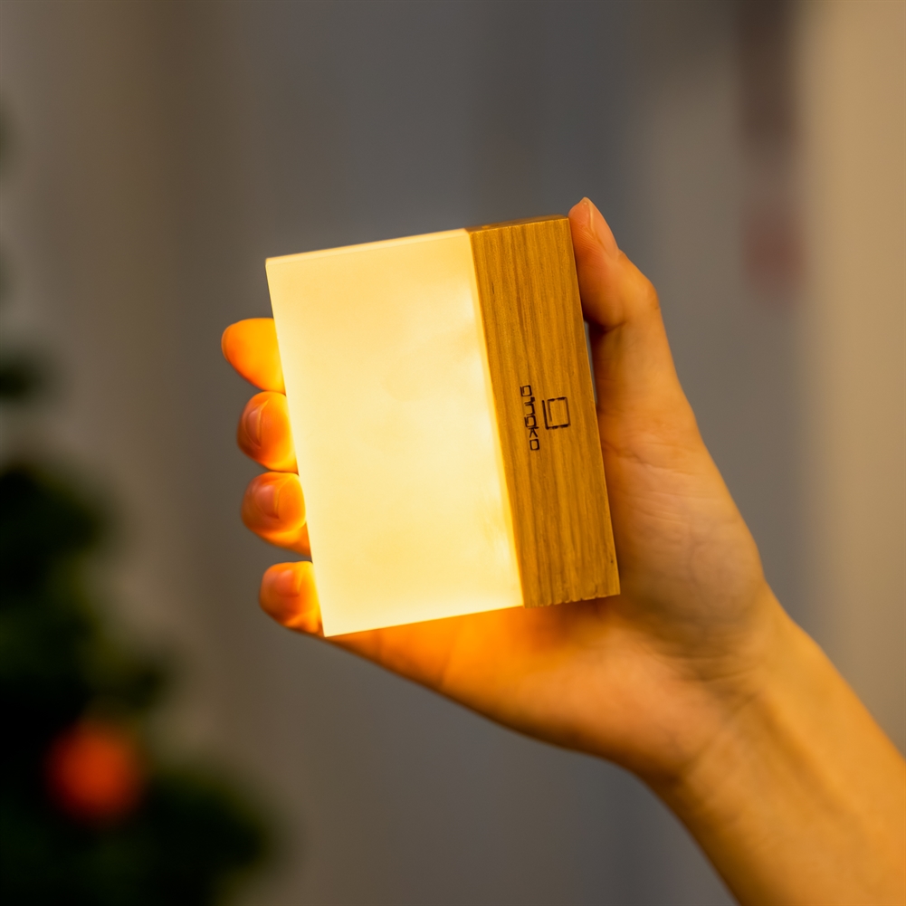 Gingko Electronics White Gingko Curacheese Night Lights (Natural Ash)