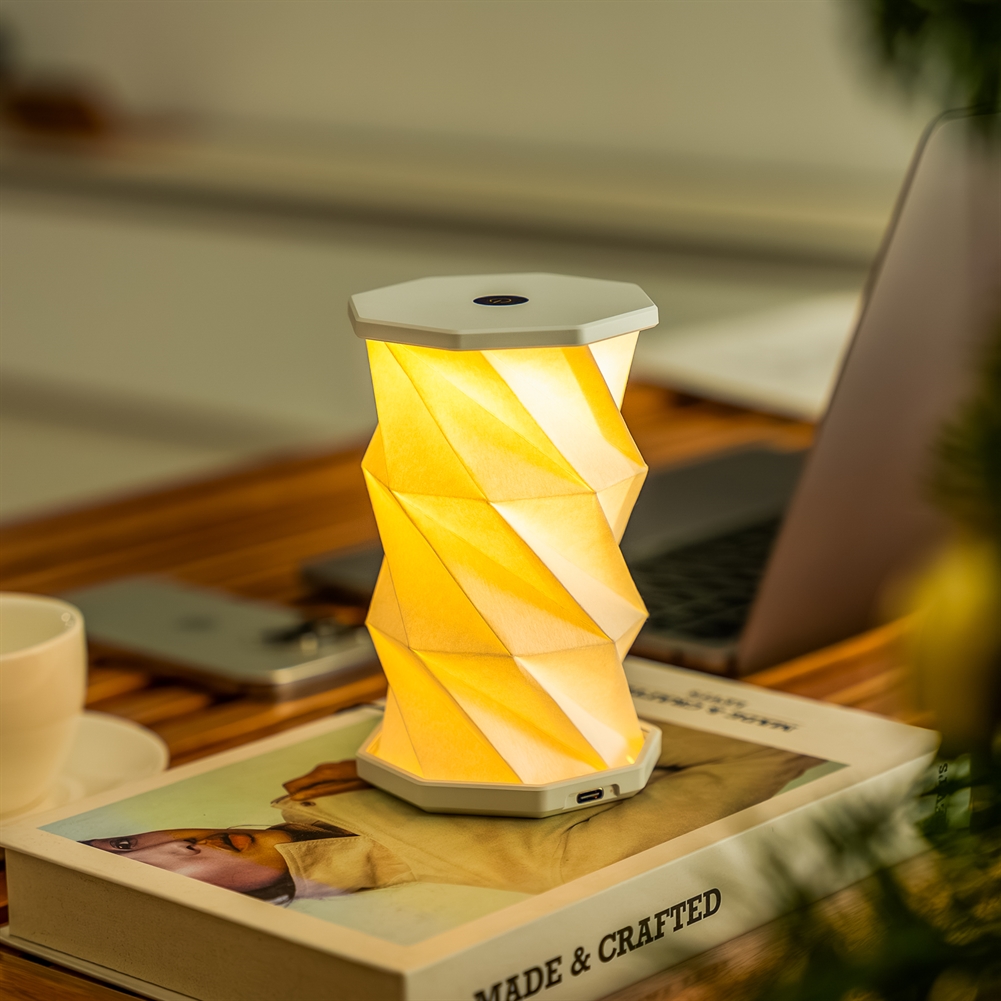Gingko Electronics White Gingko Mini Twist Hexagon Lights (Mini Lunar )
