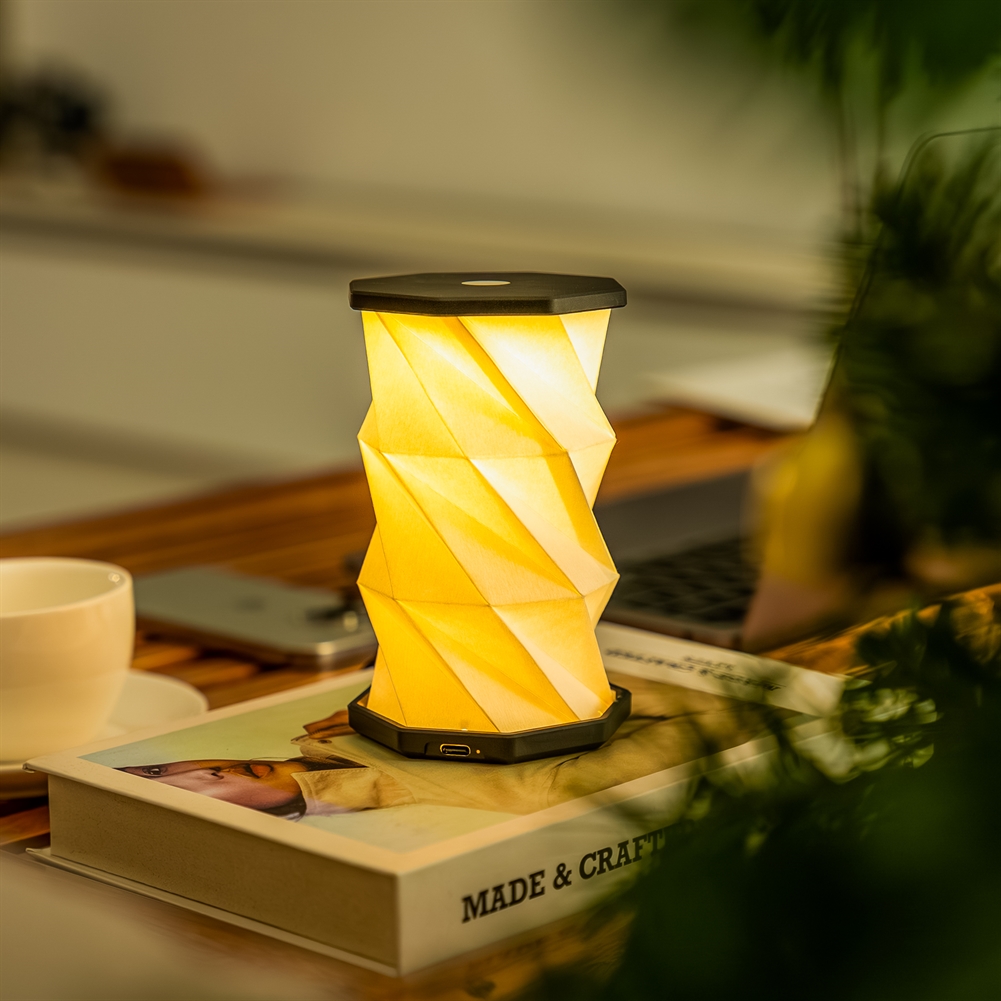 Gingko Electronics Black Gingko Mini Twist Hexagon Lights (Mini Slate )