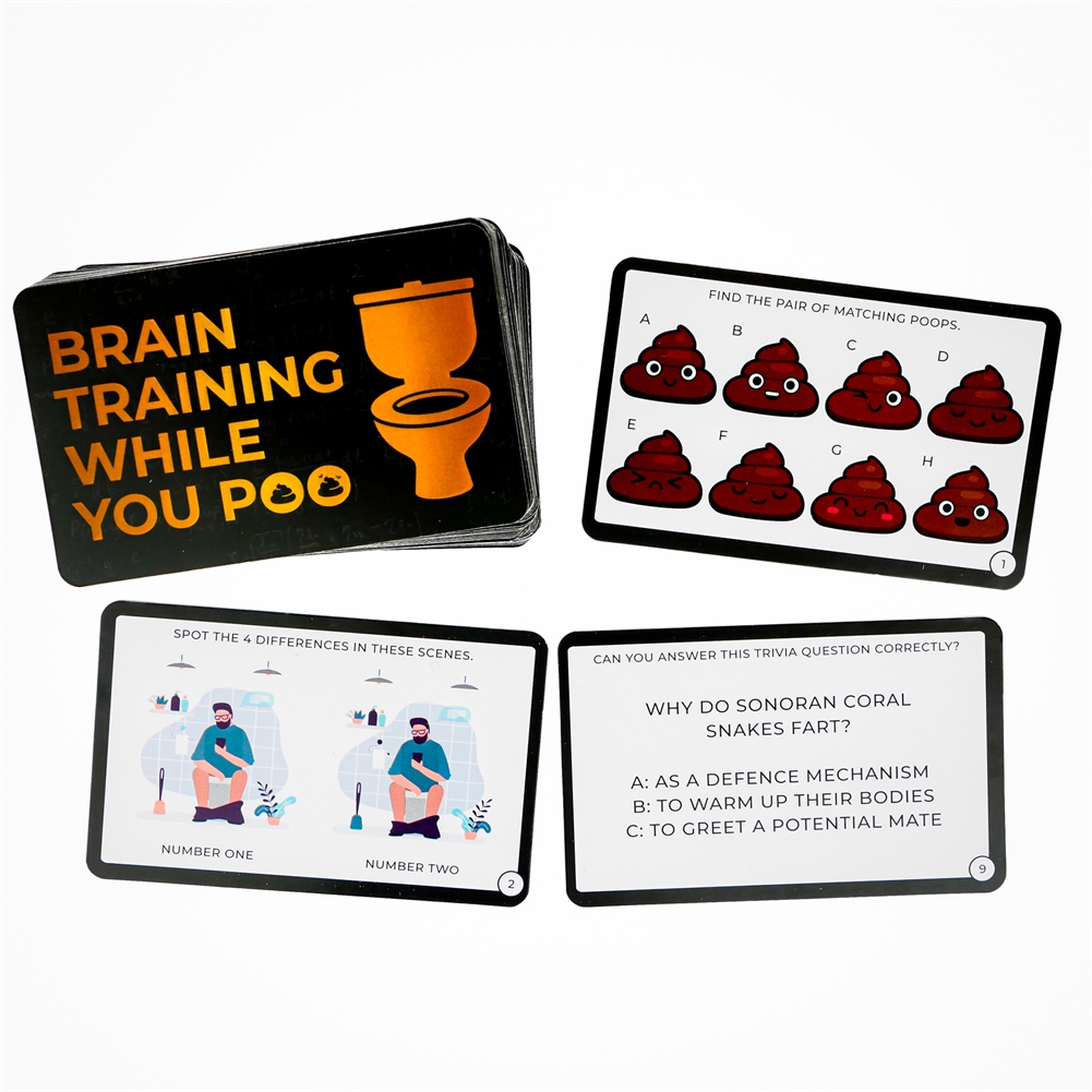 Gift Republic Brain Training While You Poo
