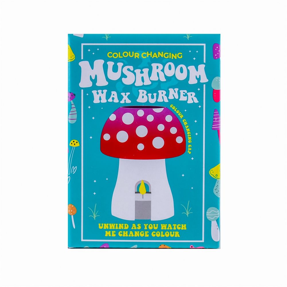 Gift Republic Red/Purple Mushroom Wax Burner