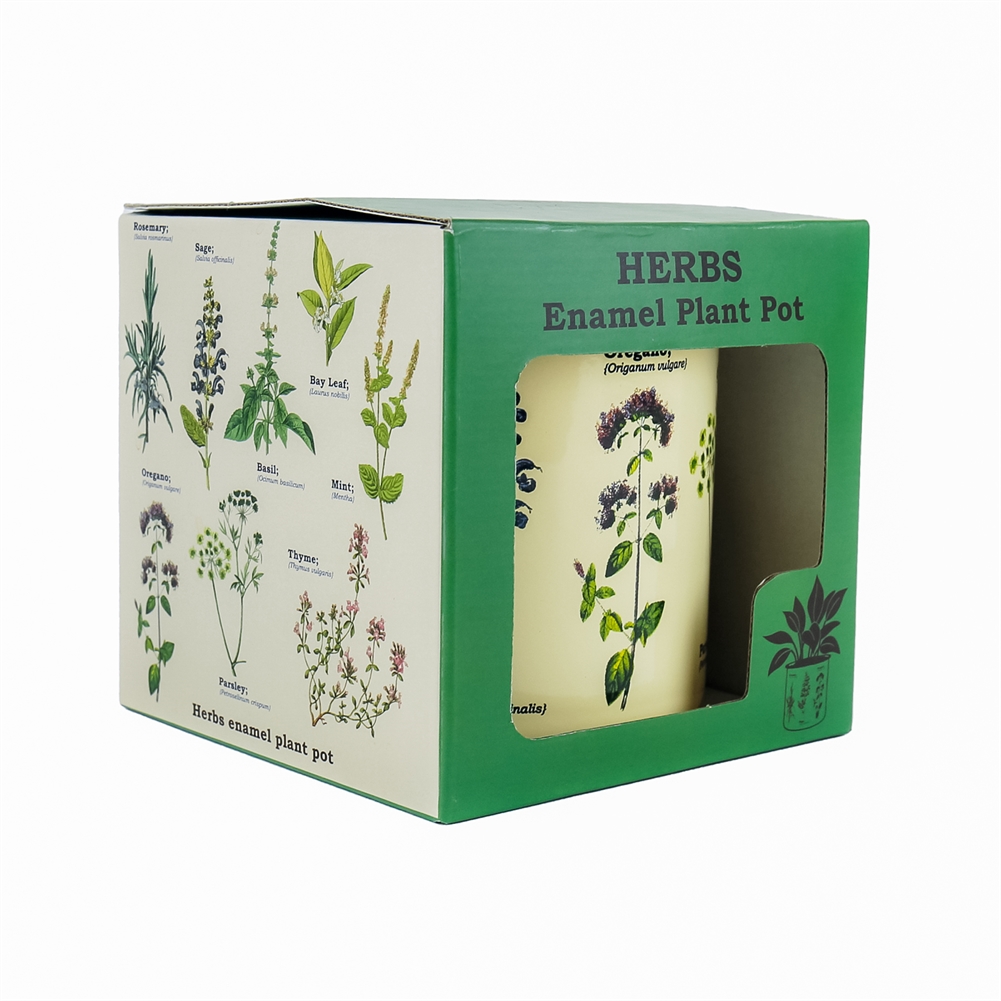 Gift Republic Green Herbs Plant Pot