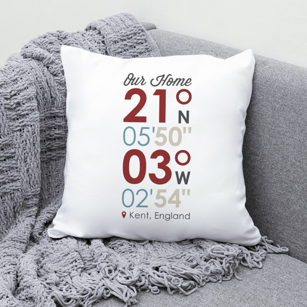 Fmad Pmc Personalised Location Coordinates Cushion