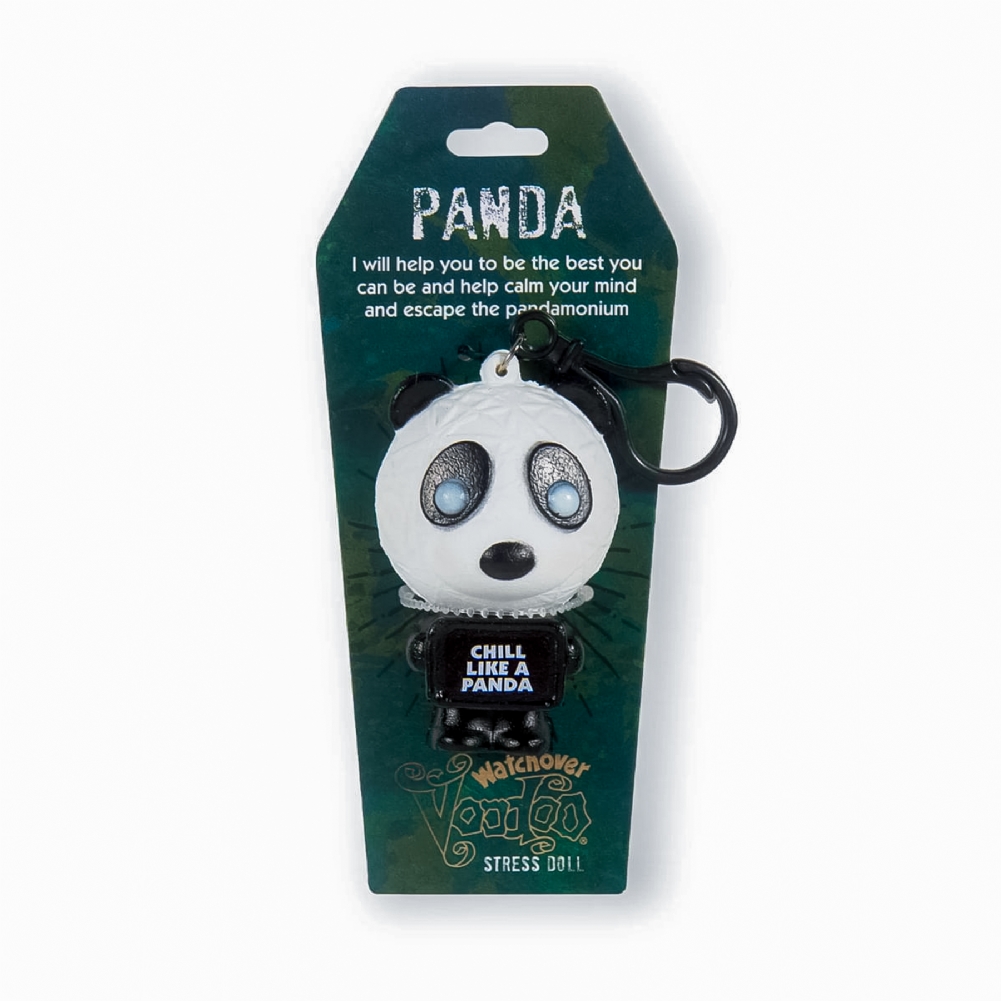 History & Heraldry Chill Like A Panda Voodoo Stress Doll Keyring