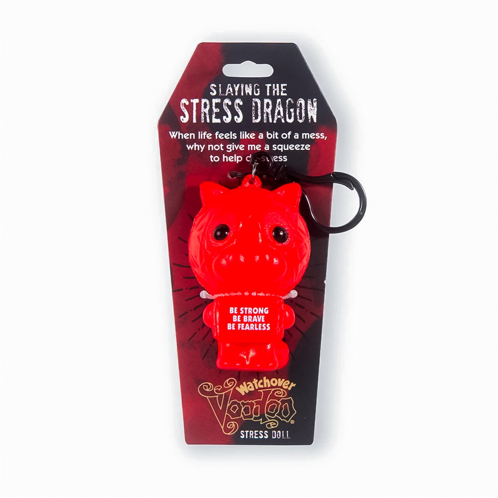 History & Heraldry Slaying The Stress Dragon Voodoo Stress Doll Keyring