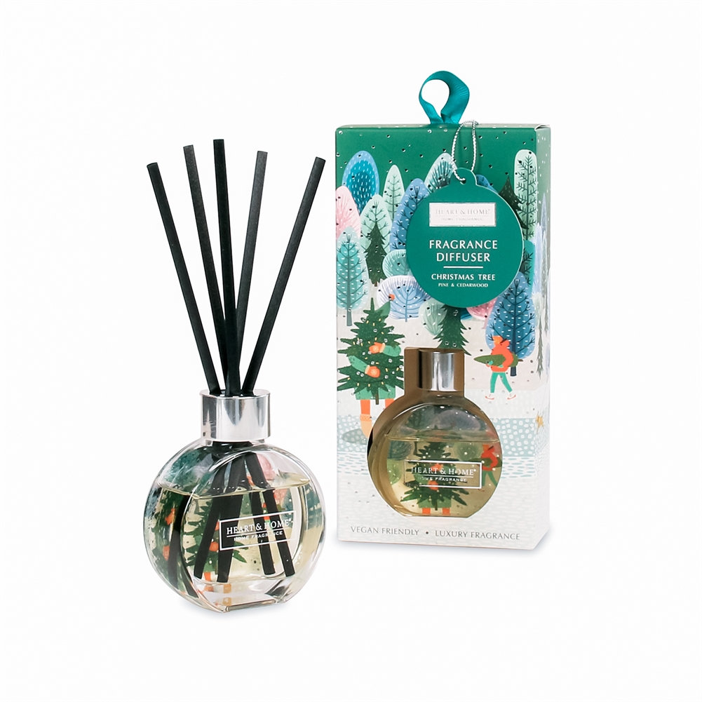 History & Heraldry Black Christmas Tree Fragrance Diffuser