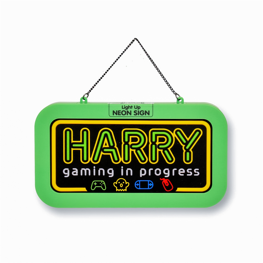 History & Heraldry Light Named Neon Signs (Harry)