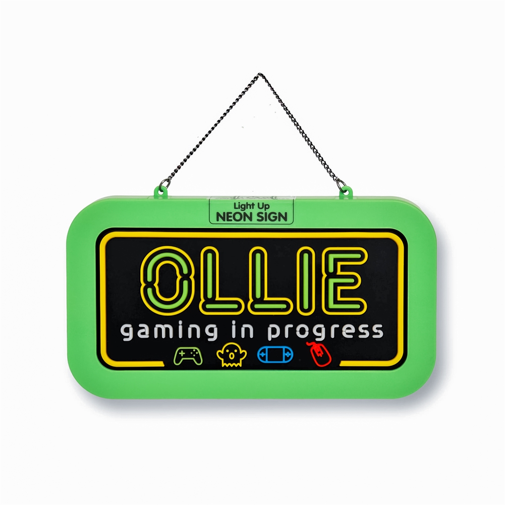 History & Heraldry Light Named Neon Signs (Ollie)