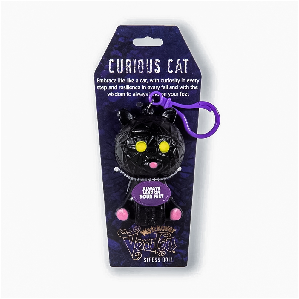 History & Heraldry Spooky Character Voodoo Stress Dolls (Curious Cat)
