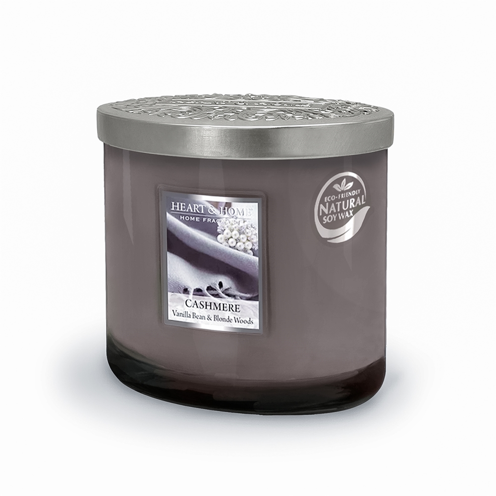 History & Heraldry Lavender/Pink Twin Wick Ellipse Candles (Cashmere)