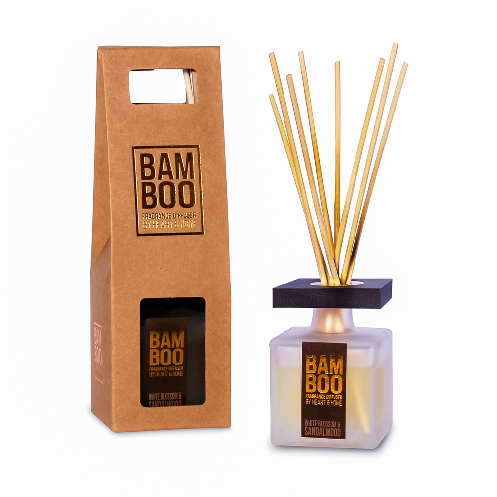 History & Heraldry White Bamboo Fragrance Diffusers ( Blossom & Sandalwood)