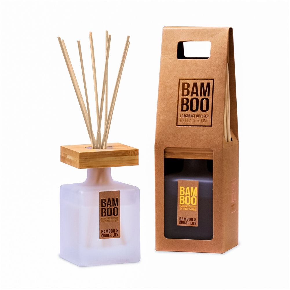 History & Heraldry Bamboo Large Fragrance Diffusers (Bamboo & Ginger Lily)