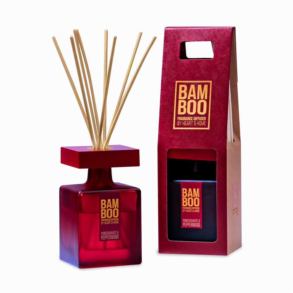 History & Heraldry Bamboo Large Fragrance Diffusers (Pomegranate & Pepperwood)