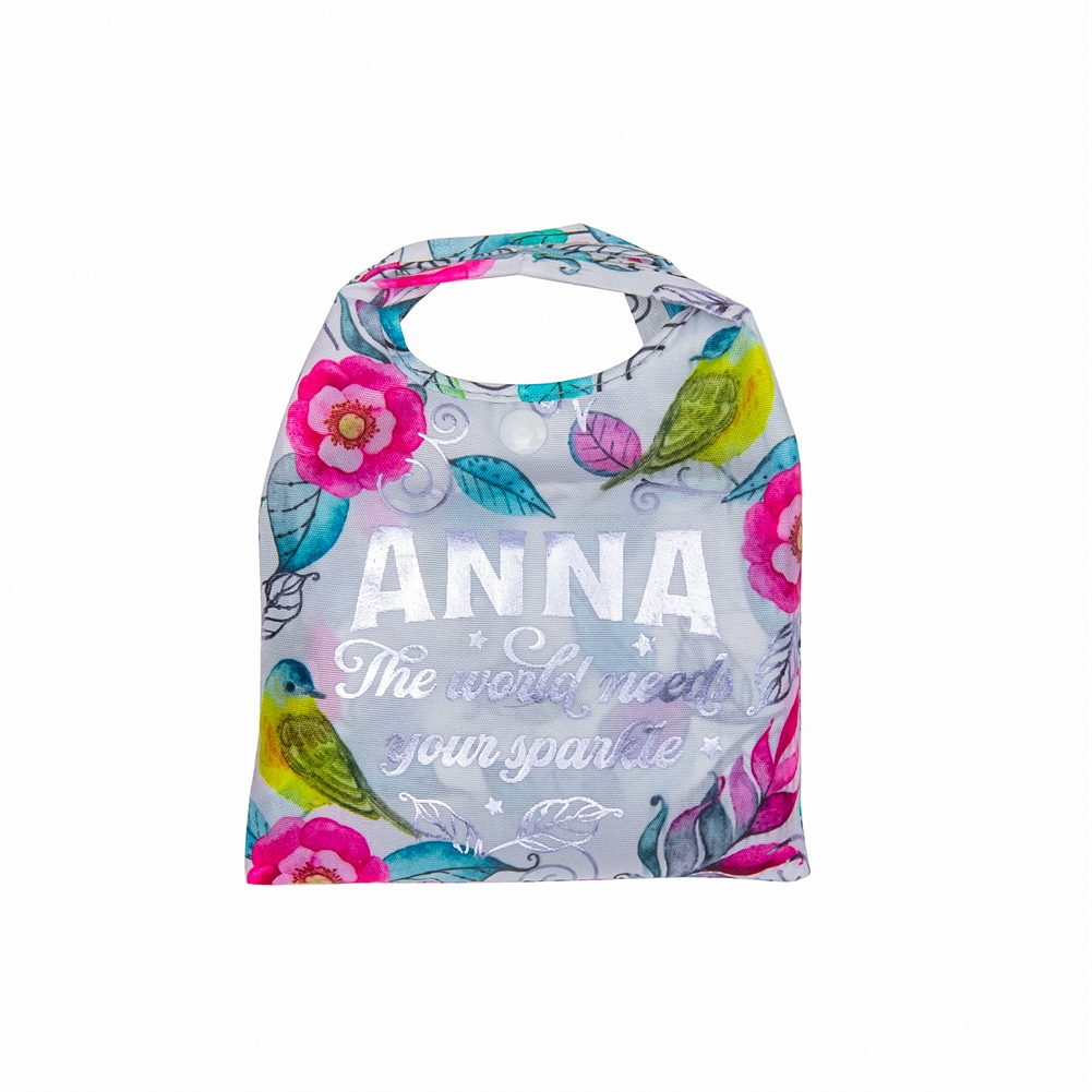 History & Heraldry Named Sparkle Shopper Bags (Anna)