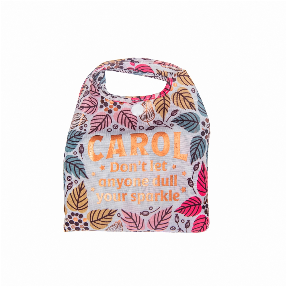History & Heraldry Named Sparkle Shopper Bags (Carol)