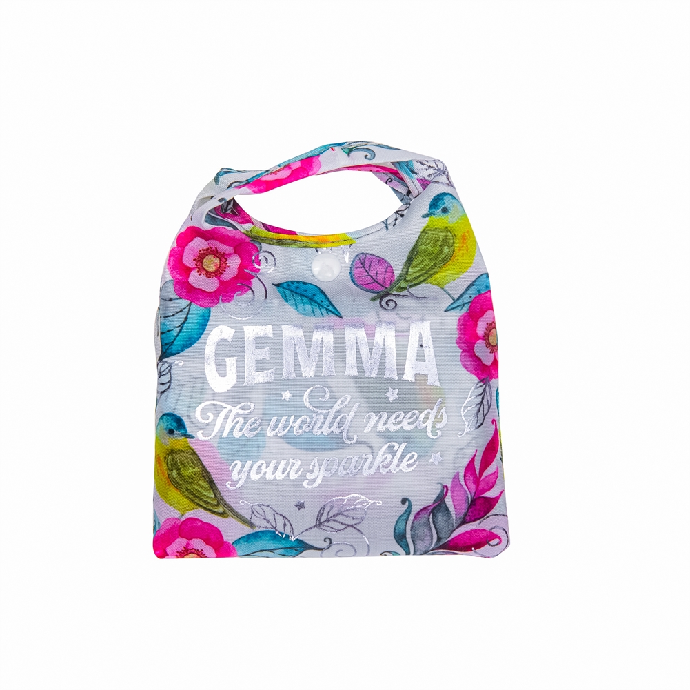 History & Heraldry Named Sparkle Shopper Bags (Gemma)