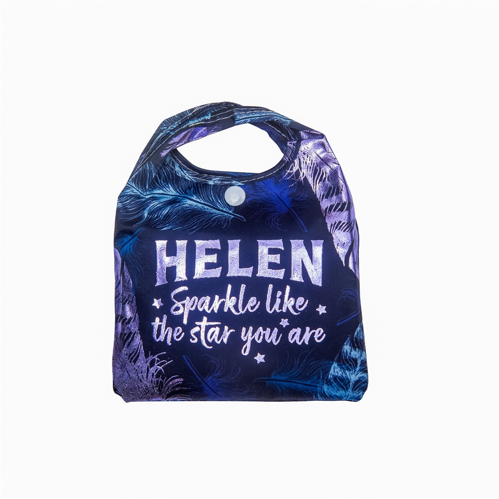 History & Heraldry Named Sparkle Shopper Bags (Helen)
