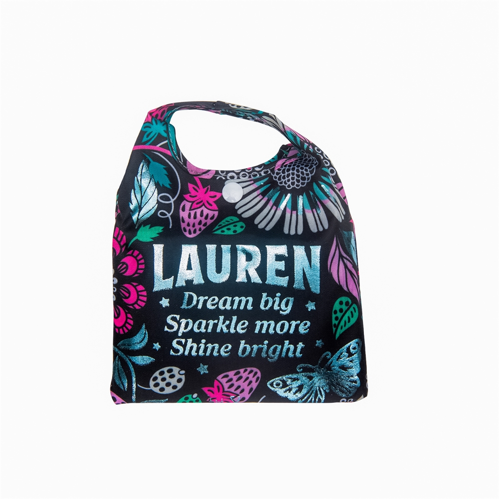 History & Heraldry Named Sparkle Shopper Bags (Lauren)