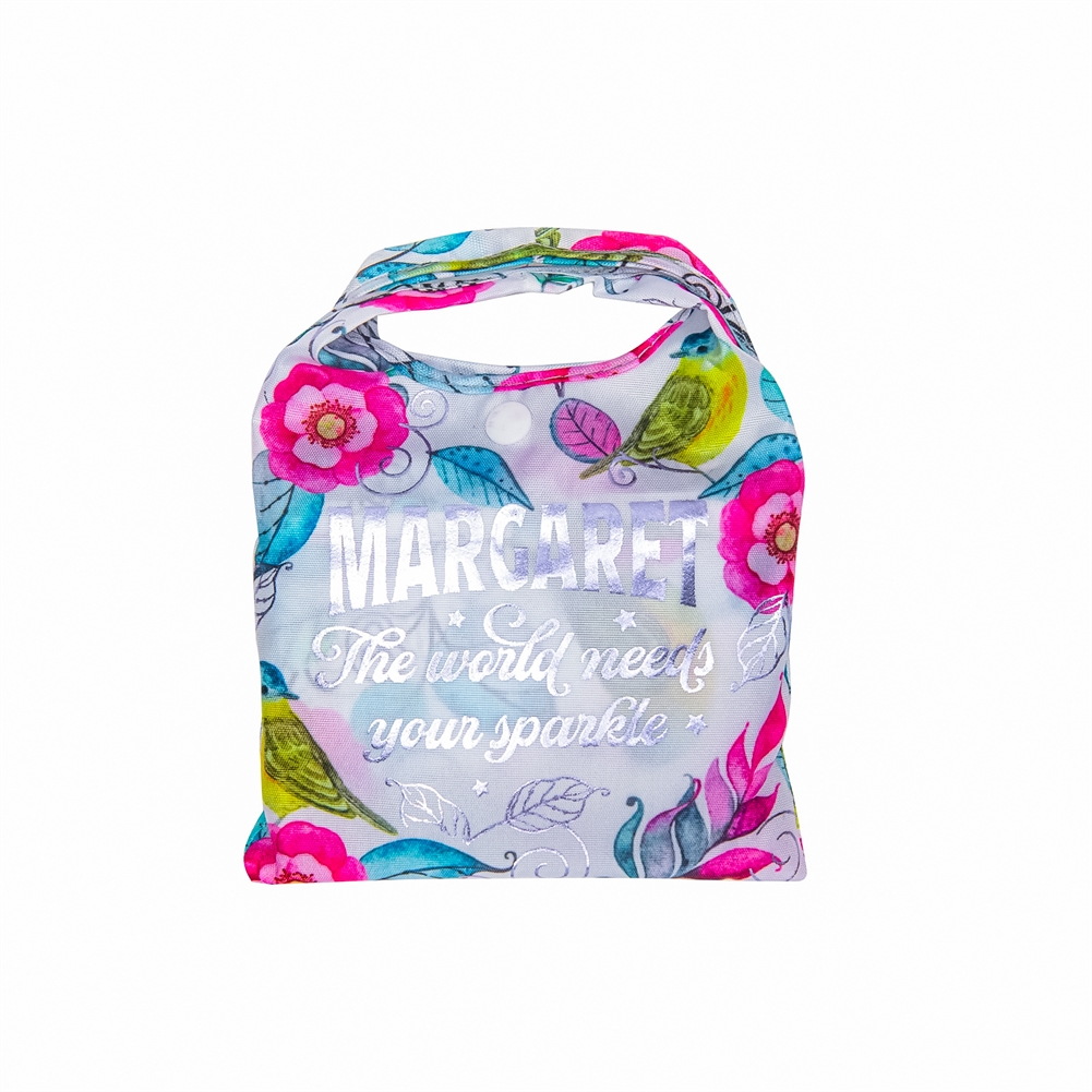 History & Heraldry Named Sparkle Shopper Bags (Margaret)