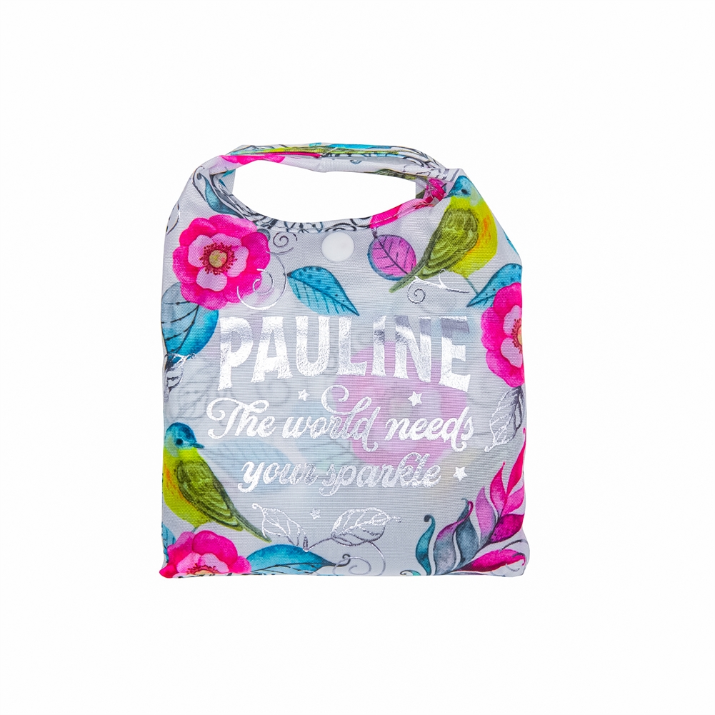History & Heraldry Named Sparkle Shopper Bags (Pauline)