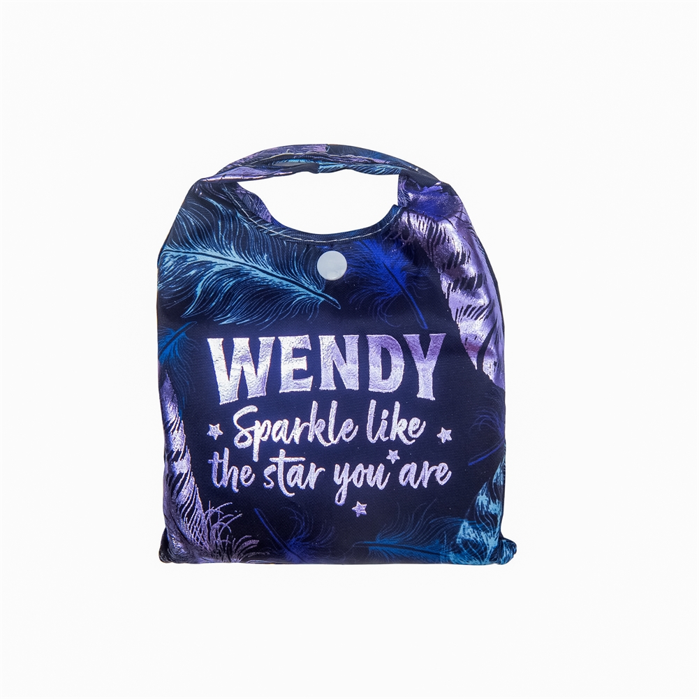 History & Heraldry Named Sparkle Shopper Bags (Wendy)