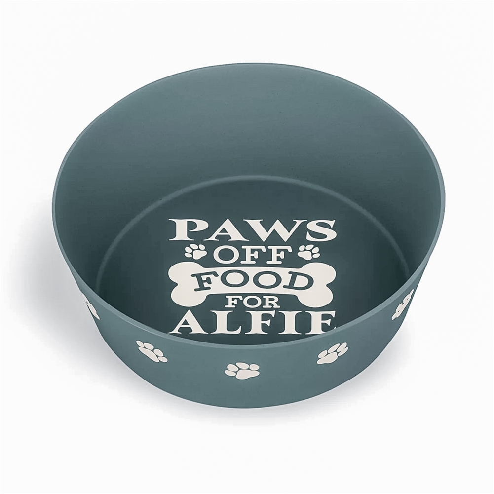 History & Heraldry Named Dog Bowls (Alfie)