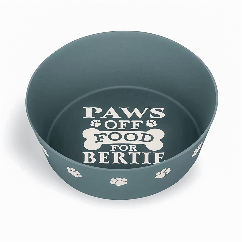 History & Heraldry Named Dog Bowls (Bertie)