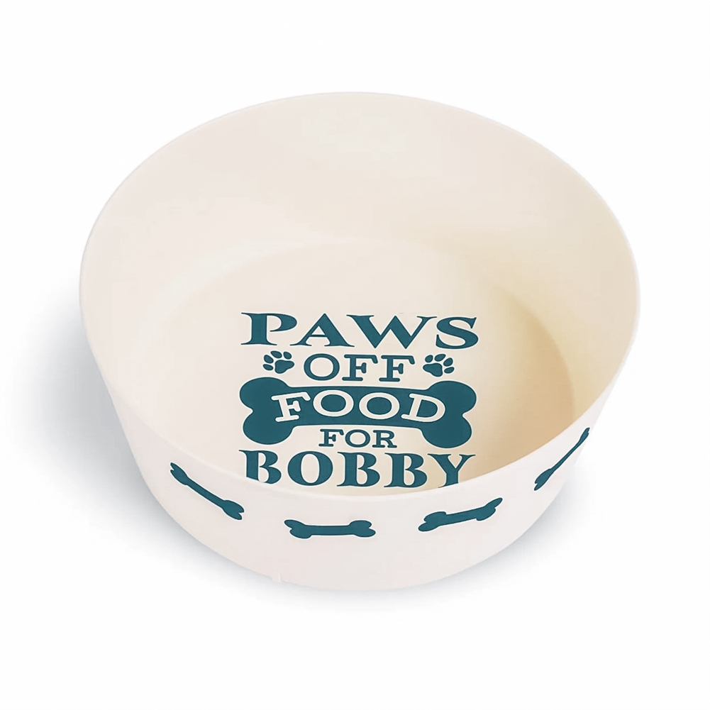 History & Heraldry Named Dog Bowls (Bobby)