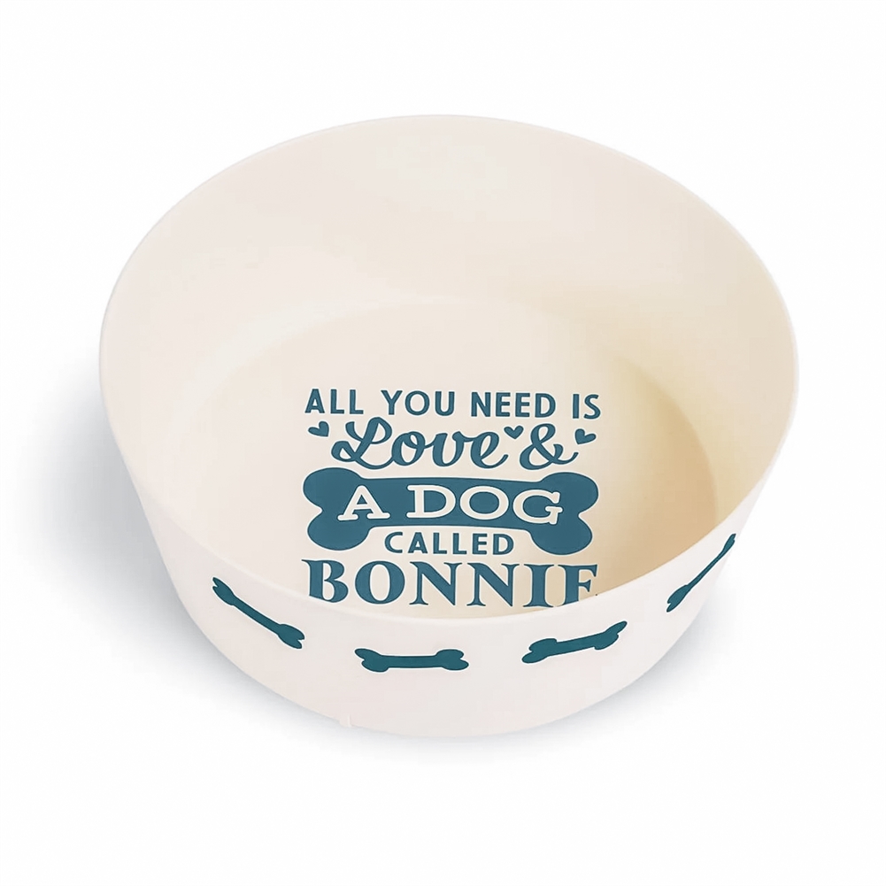 History & Heraldry Named Dog Bowls (Bonnie)