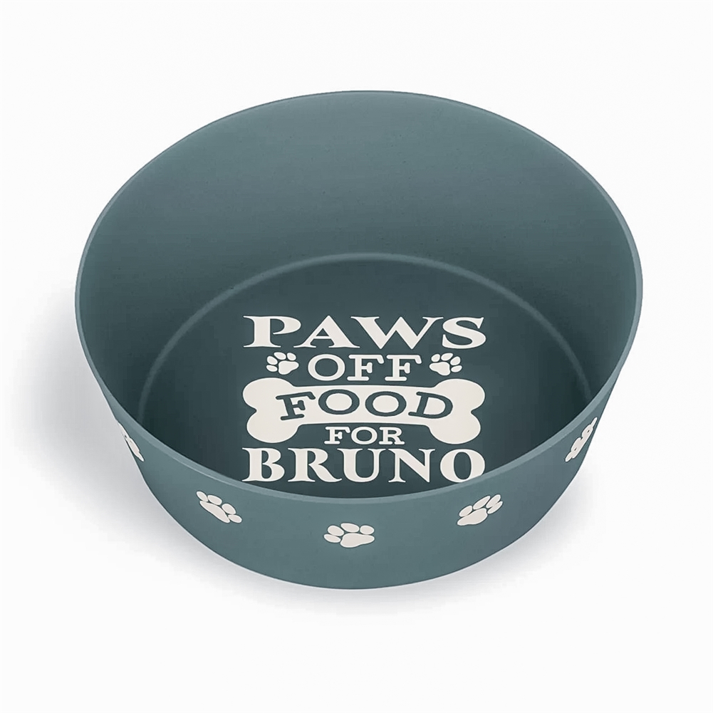 History & Heraldry Named Dog Bowls (Bruno)