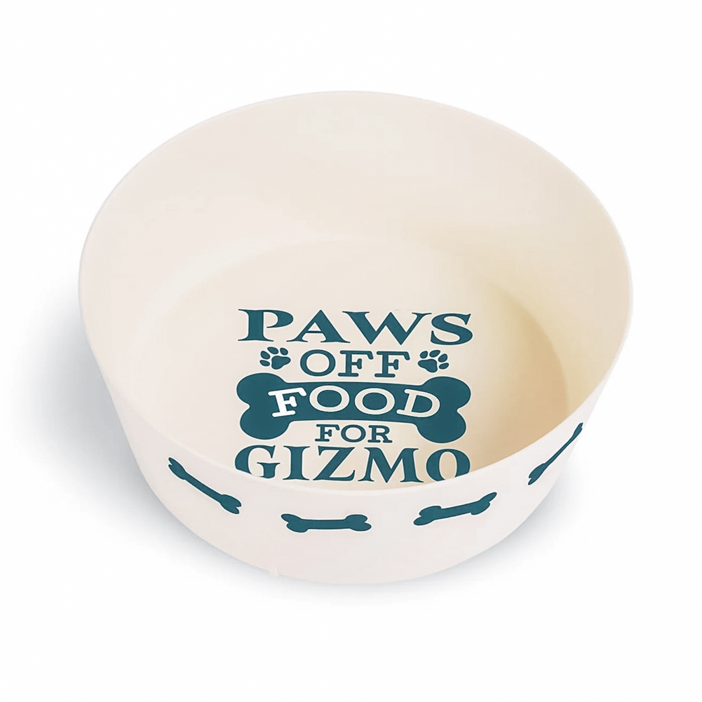 History & Heraldry Named Dog Bowls (Gizmo)