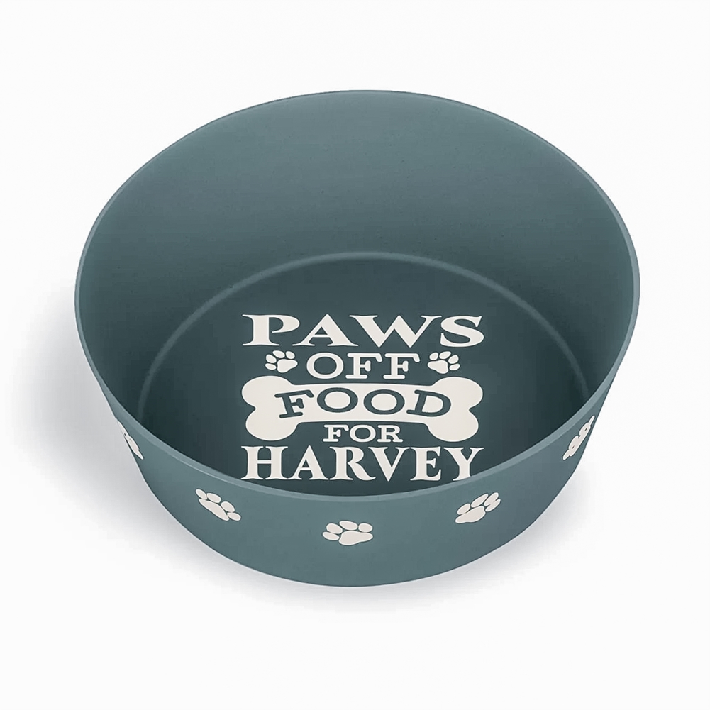 History & Heraldry Named Dog Bowls (Harvey)