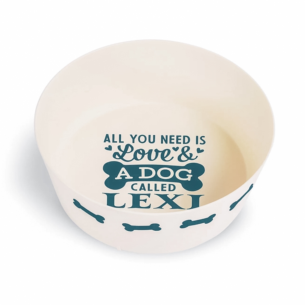 History & Heraldry Named Dog Bowls (Lexi)